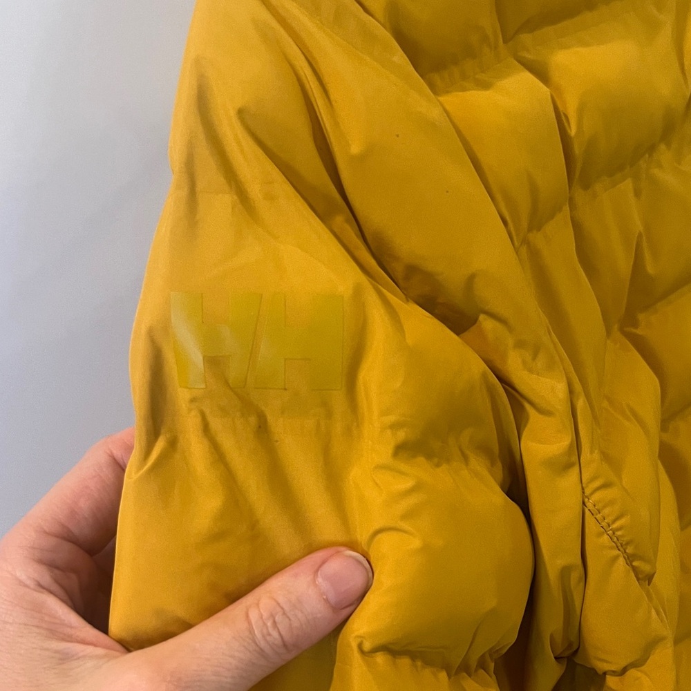 Helly Hansen Yellow Puffer Jacket Size Small - image 4